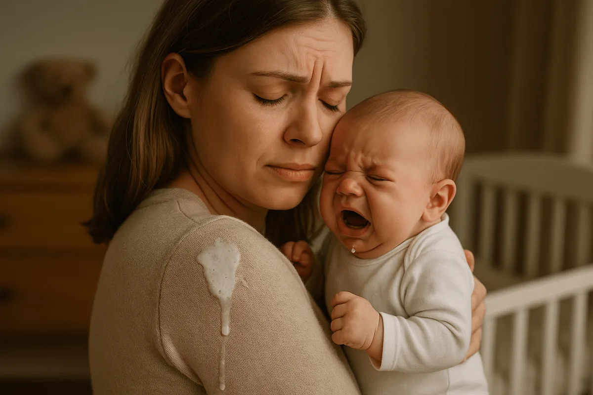 Waarom je baby veel spuugt en wanneer is het te veel?