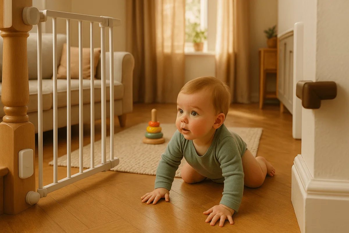 De beste veiligheidsmaatregelen voor je huis als baby gaat kruipen