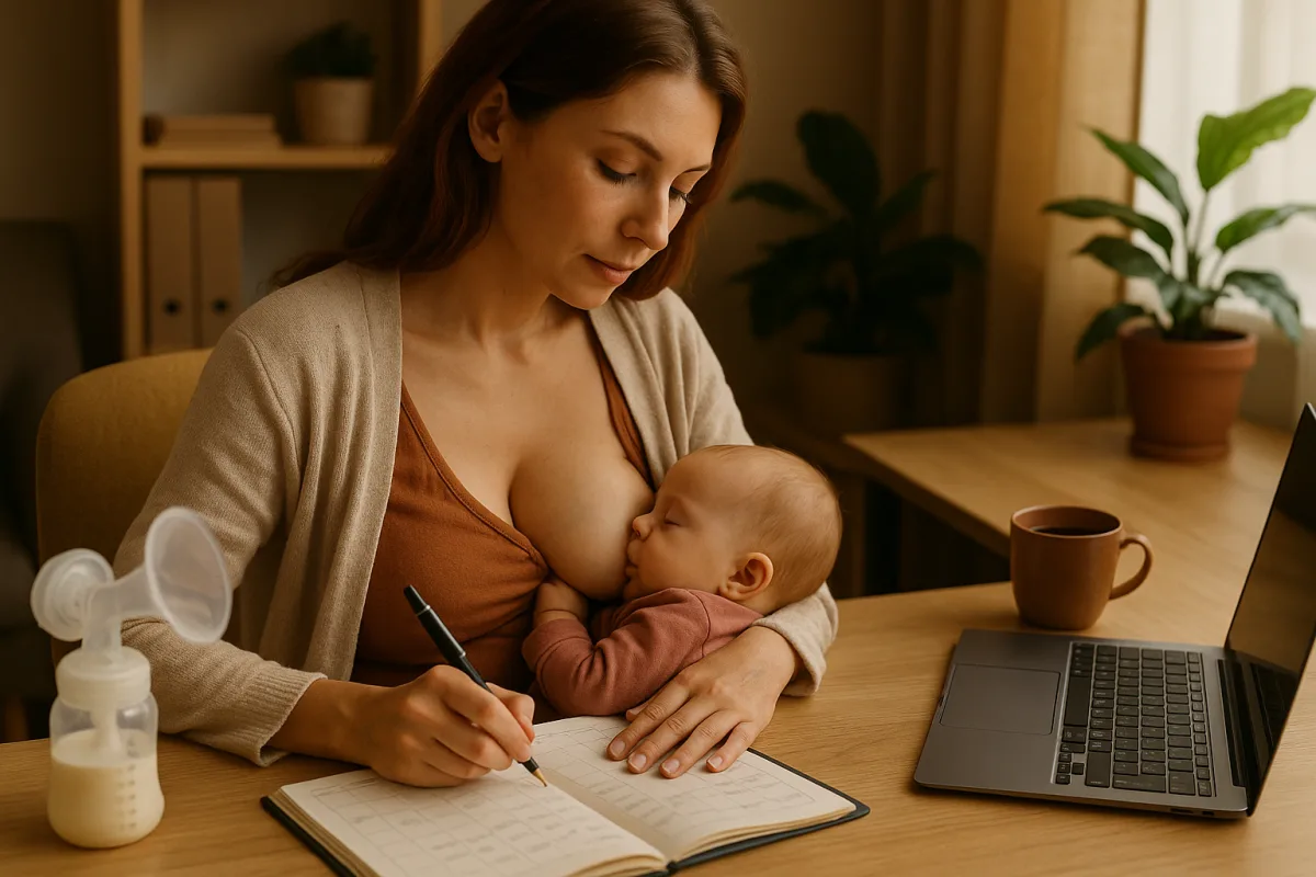Borstvoeding en teruggaan werken: hoe je schema aanpasst zonder stress