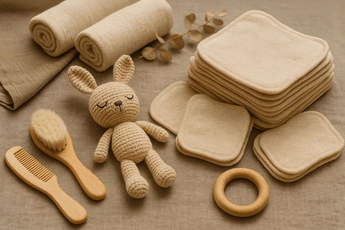 duurzame babyproducten bamboe katoen wasbare doekjes naturel tinten
