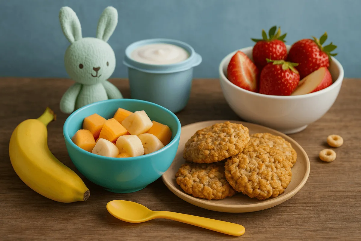 Gezonde tussendoortjes baby peuter — gezonde tussendoortjes voor babys en peuters zonder suiker