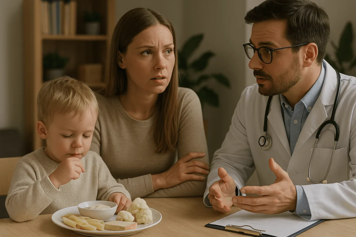 huisarts consult kind eetproblemen ouder gesprek