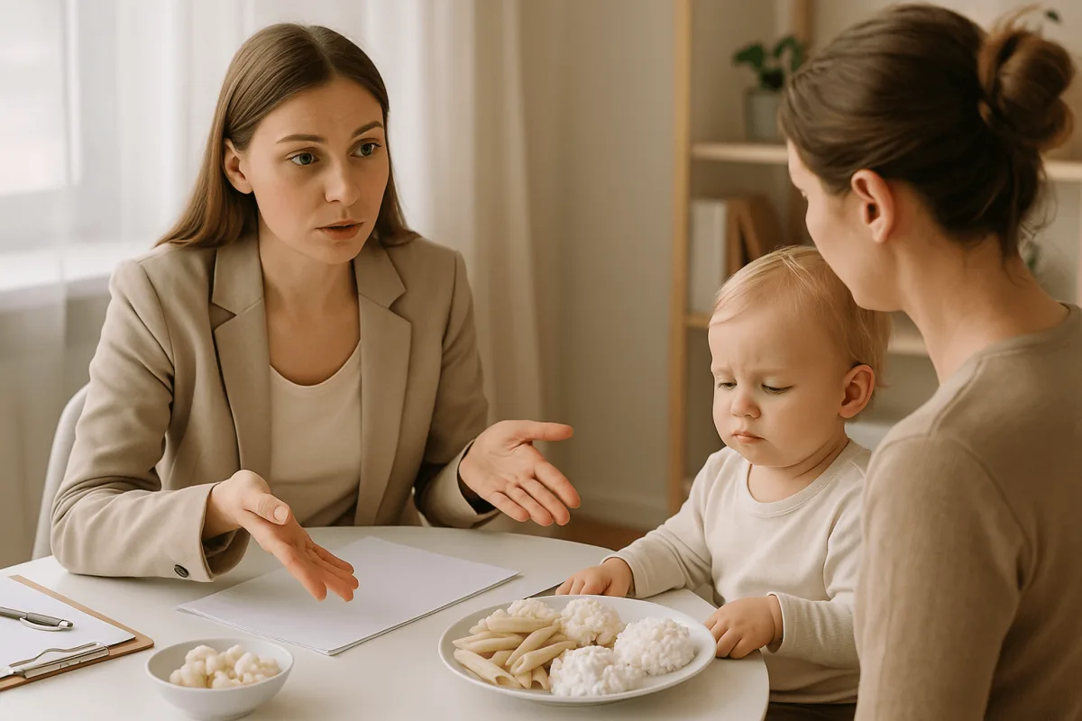 kinderdiëtist overleg ouder peuter voeding advies