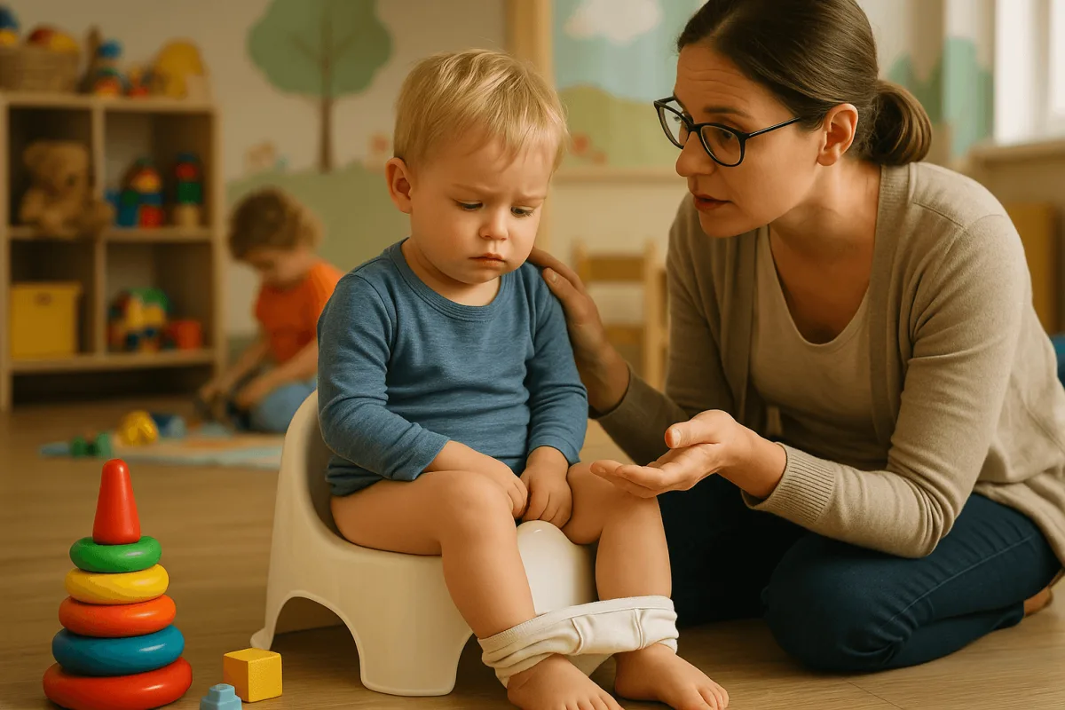 Wanneer heeft je peuter zindelijkheidstraining ondersteuning nodig van de peuterspeelzaal?