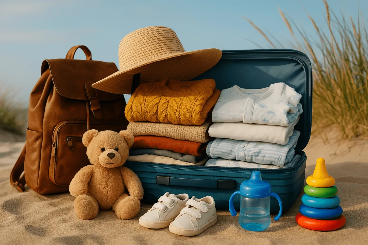 Vakantie met baby in april: praktische checklist en inpaktips