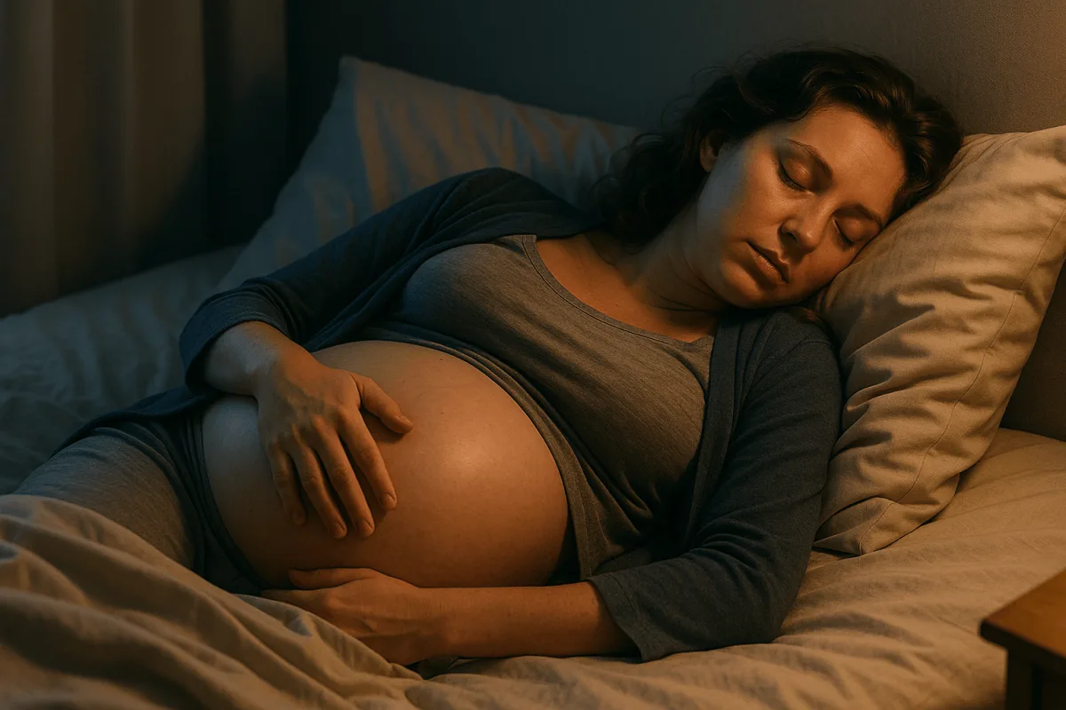 zwangere vrouw in week 32 met grote buik mijn zwangerschap weken